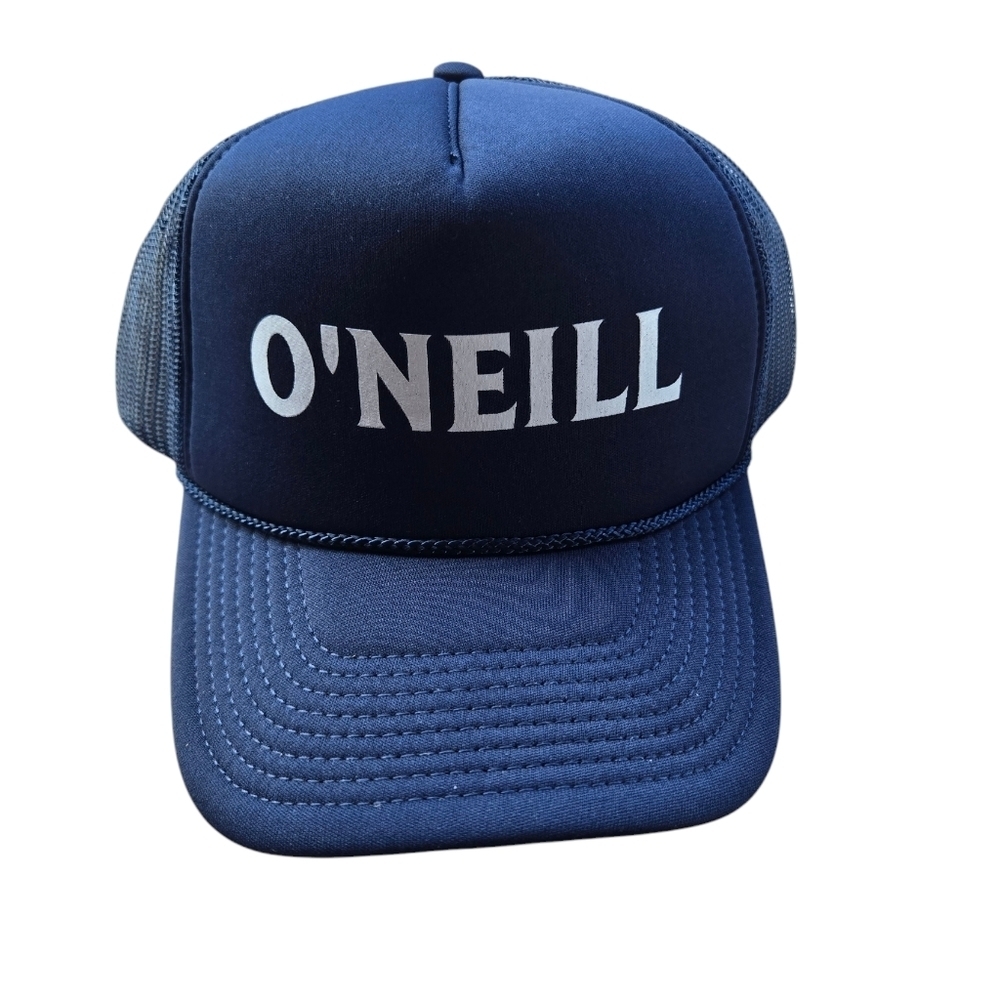 New O'Neill Navy Blue Trucker Hat Adjustable